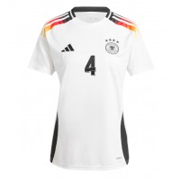 Maglie da calcio Germania Jonathan Tah #4 Prima Maglia Femminile Europei 2024 Manica Corta